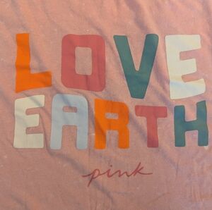PINK Victoria's Secret Earth Graphic Tee